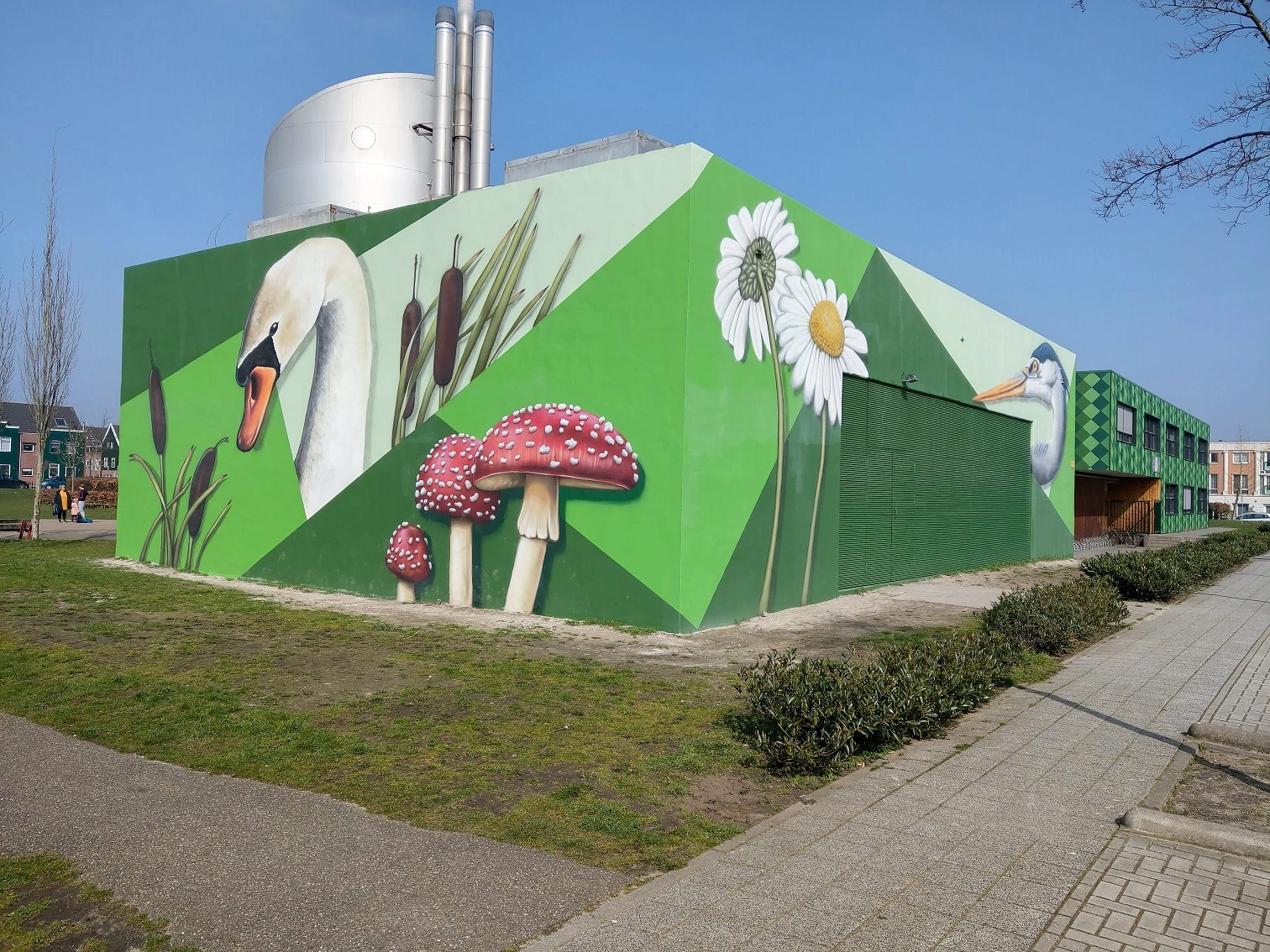 stadsverwarmingsgebouw te Assendelft