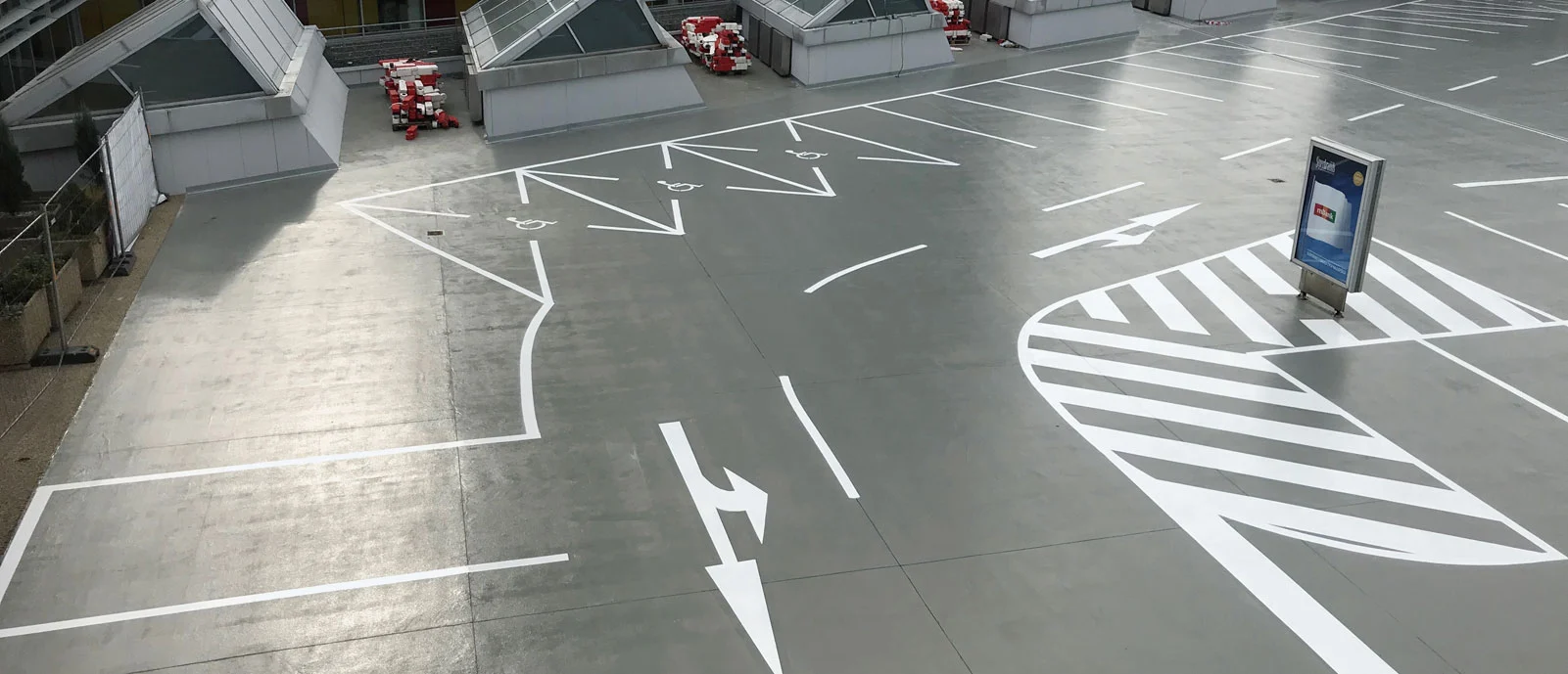 MC-Floor TopSpeed voor de renovatie van de parkeergarages in het EUROPA SHOPPING MALL, Slowakije